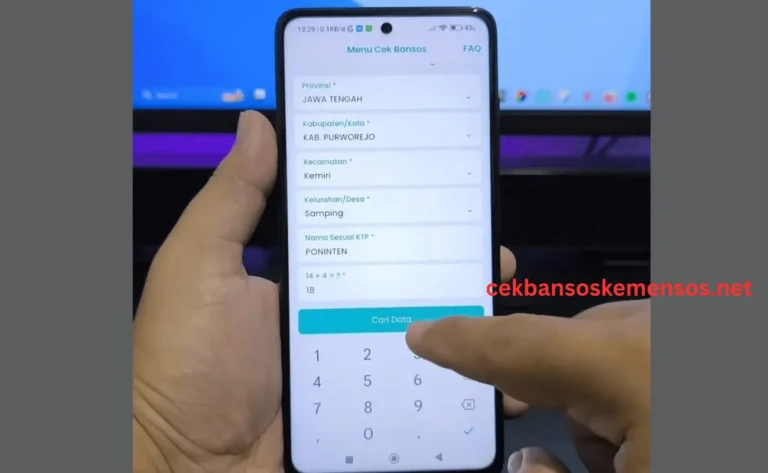 Buka Menu Pemeriksaan Bantuan Sosial